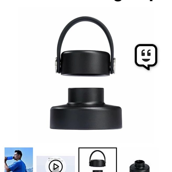 Hydro Flask 32oz wide mouth chug cap - Picture 3 of 5